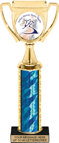 Winners Cup Custom Insert Trophy w/ Column - 12.5 inch [TXi12-P105 ...