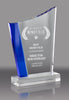Apex Arch Crystal Award - 8.75 inch [CF27-8-BLU-X]