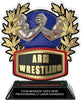 Metallic Arm Wrestling Colorix-T Acrylic Trophy - 6.25 inch [TACR6-ARMWS2-Q]