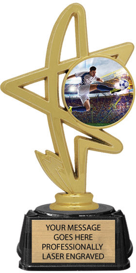 SwishStar Color Insert Trophy on Synthetic Regal Base [TRGi-J576]