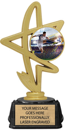 SwishStar Color Insert Trophy on Synthetic Regal Base [TRGi-J576]