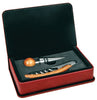 2 Piece Leatherette Wine Tool Set- Rose [WTS17J]