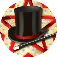 Dance - Top Hat & Cane Insert [TD-3865]