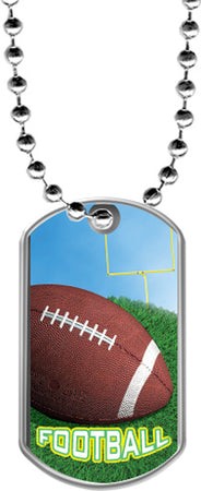Football Dog Tags [DTLAM2-FB]