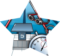 Swimming Star Insert [ST-1357]