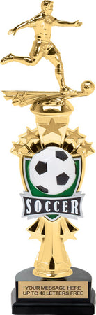 Soccer Shooting Star Sport Riser Trophy [TMSSTR14-SC]