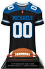 Football Jersey Colorix-T Acrylic Trophy- Blue [TACR7-JSY-FB-BLU-Q]