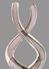 Clear & Bronze Art Glass Twist- 15 inch [AGC37]