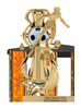 Soccer Sport Color Riser Three-Post Trophy [TCSR3P24-SC]