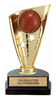 Basketball Banner Trophy with 3D Sport Ball [TBNR6-BK]