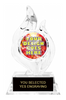 Custom Krystal Flame Insert Trophy [KXRSFLM7-CLR]