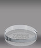 Crystal Round Paperweight Award [CF29PW-3-X]