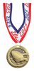 Flag Football 1.75 inch Blade 3D Diecast Medal [MBD1-FLGFB]