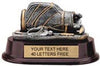Golf Bag Pewter Finish Resin Trophy [SGR307GB]