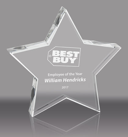 Crystal Star with Beveled Edge [CYSTR-5-X]