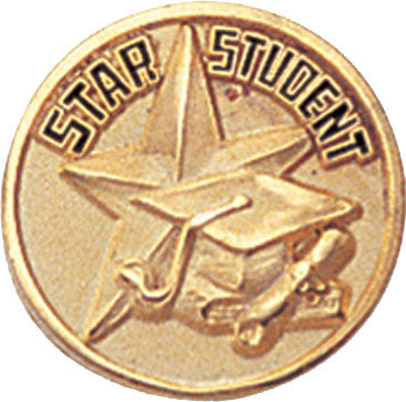 Gold Star Student Pin [PCM-STR-438]