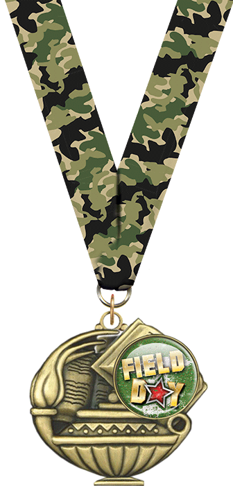 2" Field Day Insert Academic Medal [MAP2-i-FLDDY]