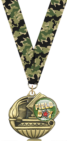 2" Field Day Insert Academic Medal [MAP2-i-FLDDY]