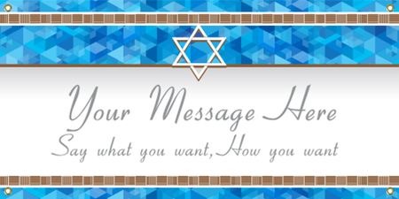 Occasion Vinyl Banner- Blue Star [VB-OCC-BSTR]