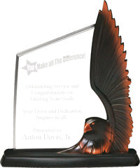 Bronze Eagle Acrylic Holder [ARE10]