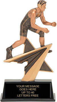 Wrestling Star Power Resin Trophy - 7" [RSP7-WS]