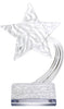 Krystal Clear Shooting Star Ice Award w/ Insert [iSD75]