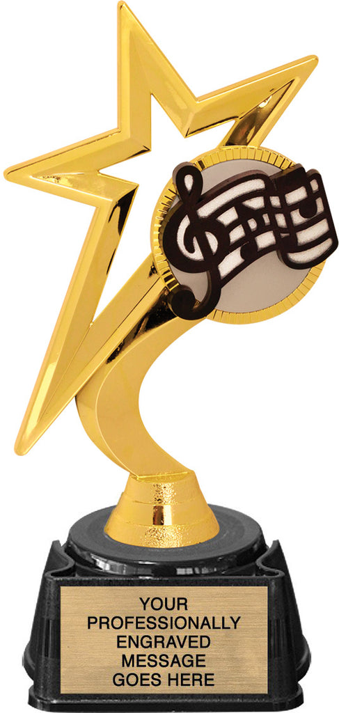 Music Gold Star Trophy [TGS7-MC]