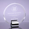 Crystal Circle with Chrome Stand - 5.25 inch [CM88-5]