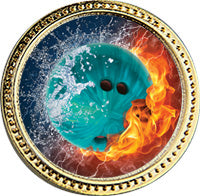 Bowling Round Insert Pin [P78RI-BW1]