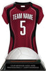 Volleyball Jersey Colorix-T Acrylic Trophy- Maroon [TACR7-JSY-VB-MRN-Q]