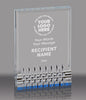 Reflective Base Acrylic Award - Blue 5x7 inch [ACRS-5B]