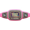 52 inch Custom Champion Award Belt - Pink & Silver [CXAB-52-PNK-S]