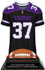 Football Jersey Colorix-T Acrylic Trophy- Purple [TACR7-JSY-FB-PRP-Q]