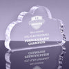 1 inch Thick Acrylic Cloud Award - 7.5 inch [ACLD7-Q]