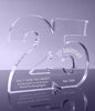 25 Acrylic Award - 6.5 x 8 x 1 inch Thick [ATNMNB-25-6-Q]