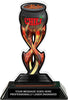 Chili Cook-Off Tribal Flames Colorix Acrylic Trophy- 7 inch [TACR7-TF-CHLI-Q]