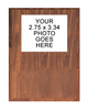 Traditional Woodgrain Vertical Photo Plaque -  6 x 8 inch [PV328-TWD]
