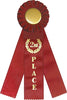 2nd Place Triple Streamer Rosette Ribbon [R10R3-2ND]