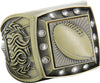 Championship Ring with Activity Insert- Football Gold [RGSJ-G-12ST-FB]
