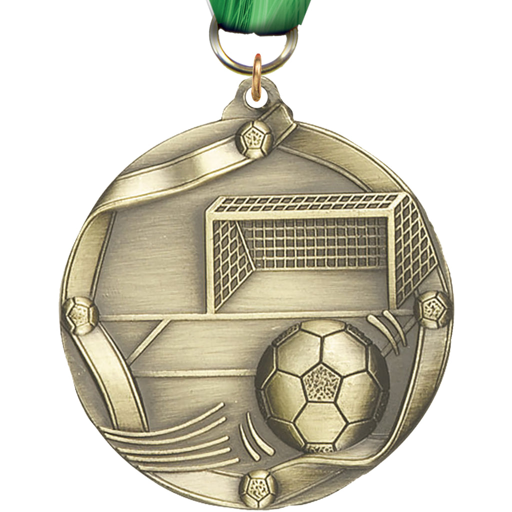 Soccer Banner Edge Medal [M2RE-SC]