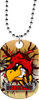Cardinal Mascot Monster Dog Tag [DTXL-MSCT-CARD]