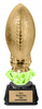 Diamond Riser Football on Tee Trophy - 8.5