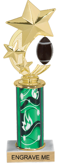 Football Shooting Star Spinning Trophy [TSSS12-FB]
