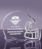 1 inch Thick Football Helmet Acrylic Award - 6 inch [AFBH6-Q]