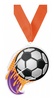Soccer Splatters Colorix-M Acrylic Medal [MACR375-SPLT-SC-Q]