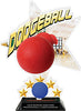 Dodgeball Shattered Star Colorix Acrylic Trophy- 10 inch [TACR10-STR-DGBL-Q]