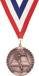 Tennis Medal- Bronze [M201-TN-B]