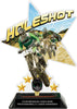 Motocross Holeshot Shattered Star Colorix Acrylic Trophy - 10 inch [TACR10-STR-DBHS-Q]
