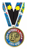 Custom 3 inch Eclipse Insert Medal - 1st Place [MXEL1-1ST]