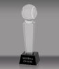 Crystal Baseball Award- 10 inch [CR10-BS-X]